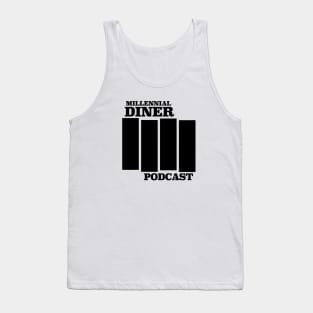 Millennial Diner Podcast Phil's Version-Black Flag Tank Top